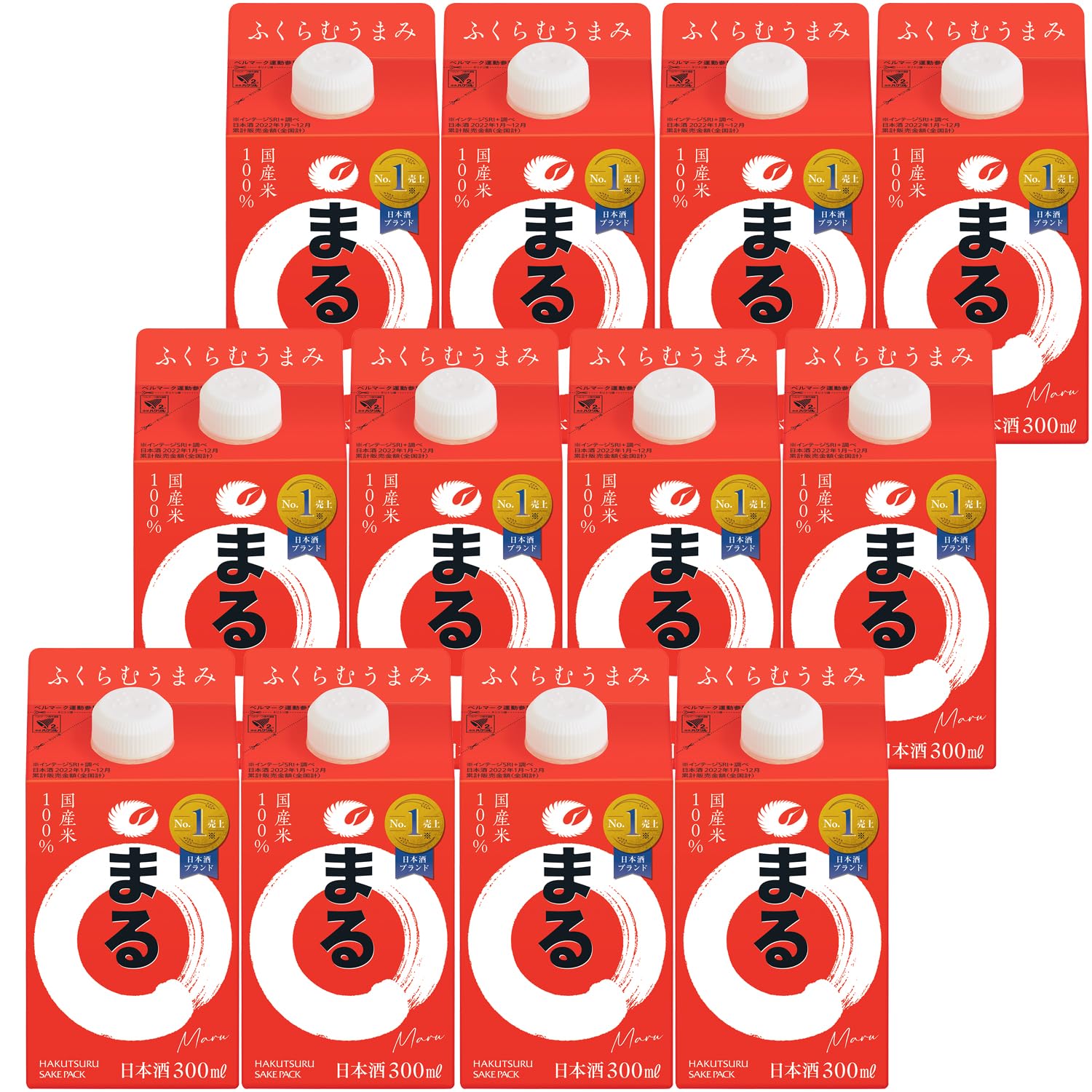 Amazon.co.jp: 白鶴 サケパックまる 300ml×12本 : 食品・飲料・お酒